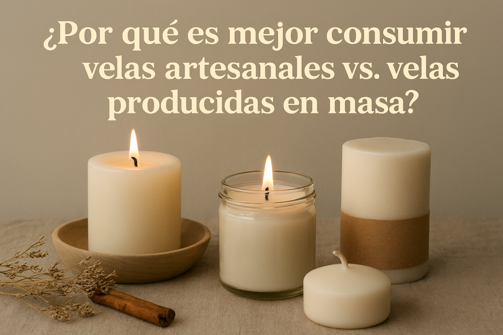 ¿Por qué es mejor consumir velas artesanales vs velas producidas en masa? 2